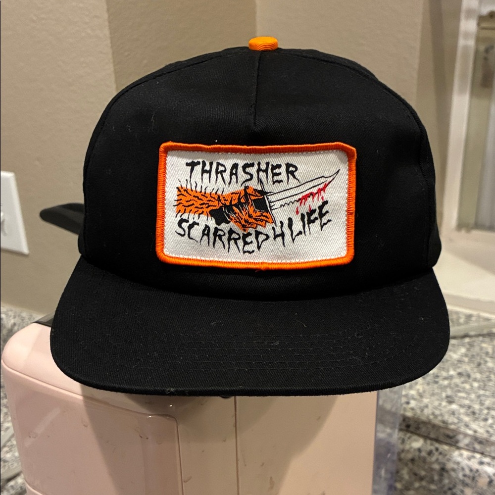 Thrasher Black Cap